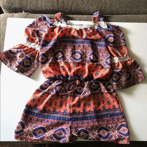 Multicolor Romper